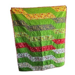 Colorful Patchwork Car Quilt